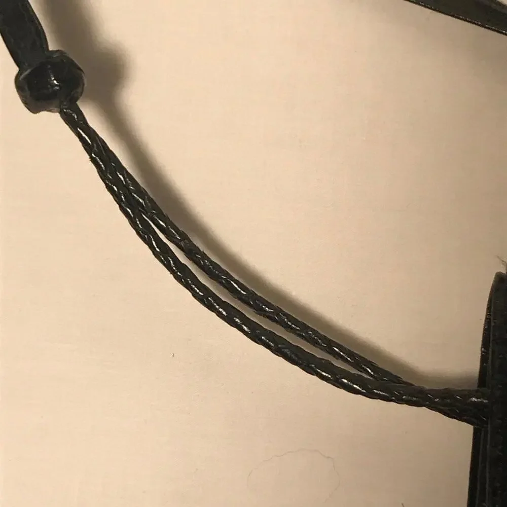 VINTAGE REPTILE LEATHER CROSSBODY BAG